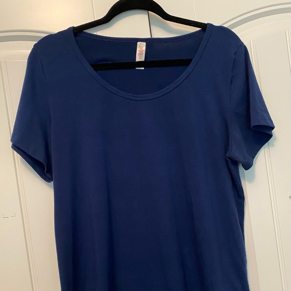 Lularoe classic T size L solid navy